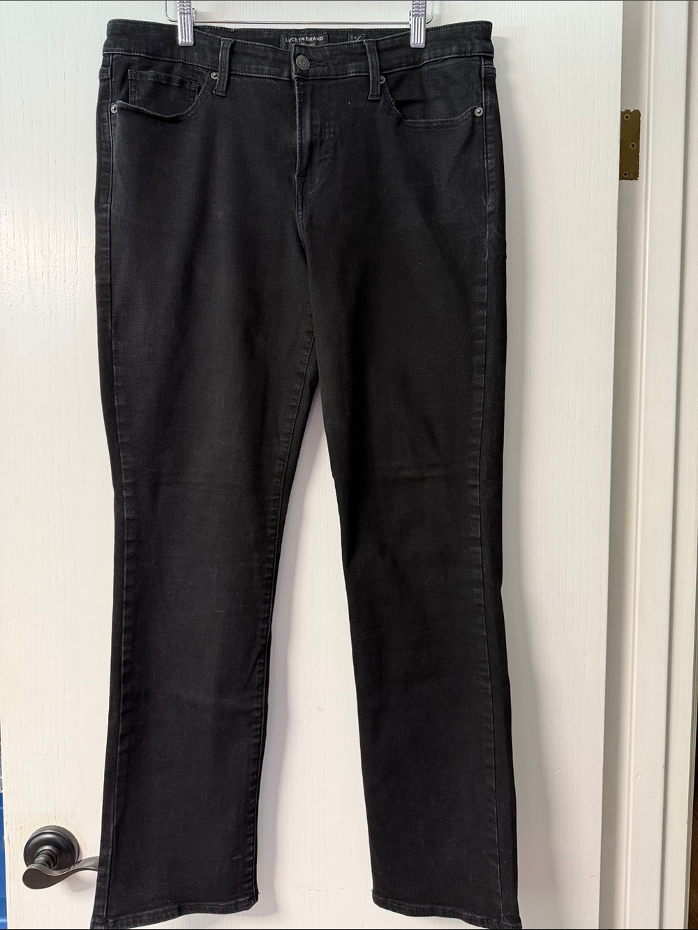 Women’s Lucky Brand Sweet Straight Black Jeans